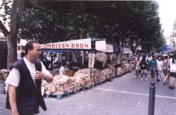 Garlic-stand in Marseille (I have never before seen so much different kinds of garlic together!)