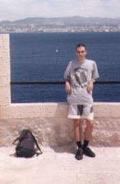 Me on Chateau d'If, where Count Monte Christo was imprissoned.