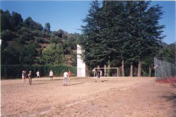 Football match It was intended to be a football match between people from the village and us, but unfortunately they didn't come :-(((