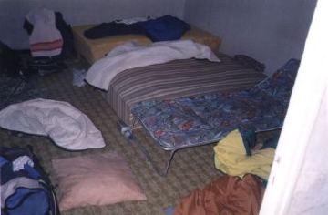 Our bedroom in St. Etienne des Sorts It was smelling really strong!