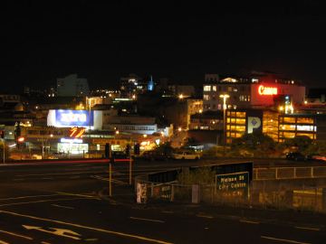 Symonds st by night